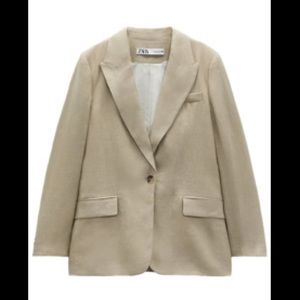 Zara Linen Blazer